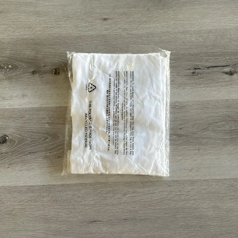 J. Crew Cotton‎ Washed Jersey Pocket Tee white XL NWT IN PACKAGE